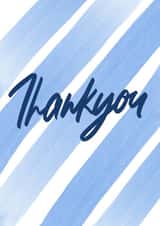 Thankyou hand lettered created by lowkey print studio