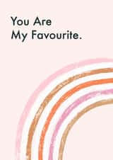 You Are My Favourite Rainbow Card created by Duchess Plum