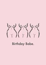Nude Birthday Babe created by Duchess Plum