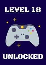 Gaming 18th birthday card created by Evezee