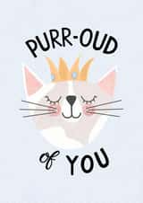 Proud of you, Congratulations Card created by Leaf Lane Studio