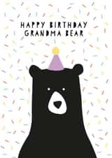 Happy Birthday Grandma Bear created by Heather Alstead Design LTD