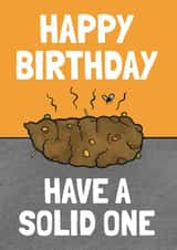 Have a Solid One Poo Birthday Card created by Tishy Tashy
