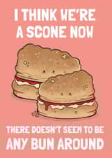 Funny Scone Anniversary Card created by Tishy Tashy