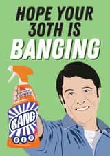 30th Birthday Cillit Bang Card created by Kyleigh Orlebar