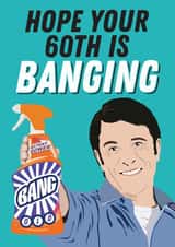 60th Birthday Cillit Bang Card created by Kyleigh Orlebar