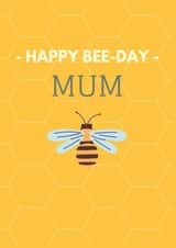 Happy birthday mum bee card  created by ERC Design
