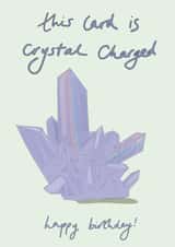 Crystal charged birthday card created by Eat the Moon