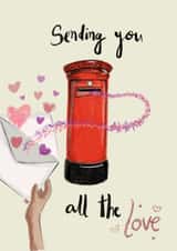 Sending you all the love card created by AP Designs