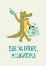 See You Later Alligator Leaving Card created by Jacqui Lee