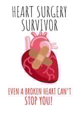 Heart Surgery Survivor - Surgery Anniversary Card created by TwiddlyFiddlyCrafts 