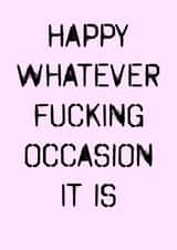 Card for all occasions created by nick