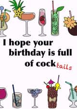 Dirty Cocktail Birthday Card created by Caitlins Creations