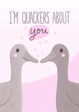 Quackers About You Anniversary Card created by Stripy Fish Designs