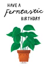 Ferntastic Birthday Card created by Sophie Kent Illustration