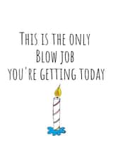 Rude Birthday Card for Partner created by Aimee Ashton