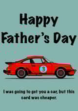 Father's Day Porsche Card 1000 created by Rohan