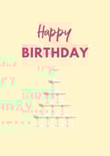 Prosecco tower birthday card created by Sketch-Fletch Designs