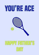 Tennis father's day card created by SP Designs
