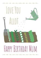 Allotment gardening card for Mum created by Missycards
