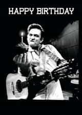 Johnny Cash Happy Birthday created by RFFME Designs