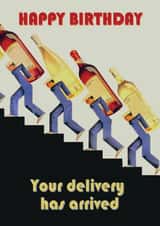 Happy Birthday Wine Delivery created by RFFME Designs