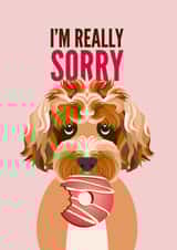 Sorry Card from the Cockapoo Dog created by Diva Doodle Designs