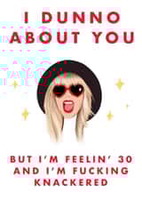 30th Taylor Swift Birthday card created by URGHH Card Co.