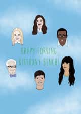 The Good Place Happy Forking Birthday Bench! created by Little Spoon