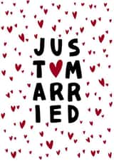 Just Married - Gorgeous Hearts Card created by Hannah Boulter