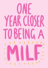 Milf birthday card created by Phoebe Harris