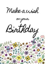 Make a wish birthday card created by Fefe Teale