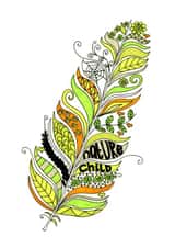 Nature inspired birthday card created by Fefe Teale