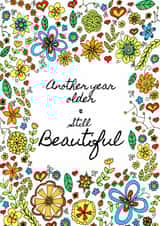 Beautiful birthday card created by Fefe Teale