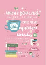 Gilmore Girls Birthday Card created by Blue Belle Creations