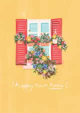 Pretty Windowsill New Home Card - Flowers - Happy New Home created by Simply Katy