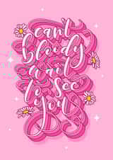 Daisy Miss you Card created by Dottie's Paper Co.