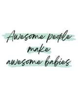 New awesome baby card created by Tee.Illustrations