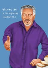The Paul Hollywood handshake card created by Linsey Tulley