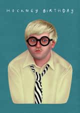 David Hockney Art Birthday card created by Linsey Tulley