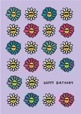 Cool Flower Dudes Birthday Card created by EM.ME.LEE