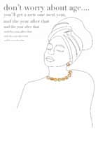 Funny ‘getting old’ birthday card created by The Wanderlustrator