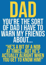 DAD BIT OF A NOB created by Knees-up!