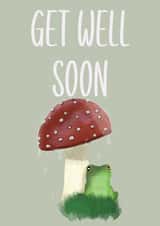 Get Well Soon Frog card created by Annie