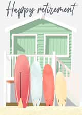 Happy Beach Hut Retirement created by Annie