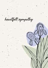 Heartfelt Sympathy Greeting Card created by SLW Prints