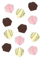 Happy Fondant French Fancy Cake Sweet Card created by Alexia James