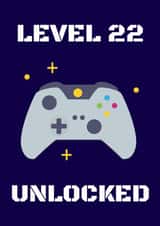 Gaming 22nd Birthday Card created by Evezee