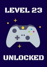 Gaming 23rd Birthday Card created by Evezee