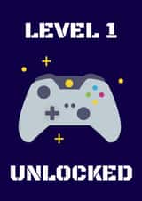 Gaming 1st Birthday Card for 1 Year Olds created by Evezee